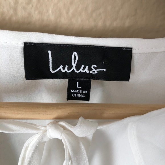 Lulus Glorious Day White Lace Long Sleeve Top - Picture 4 of 6